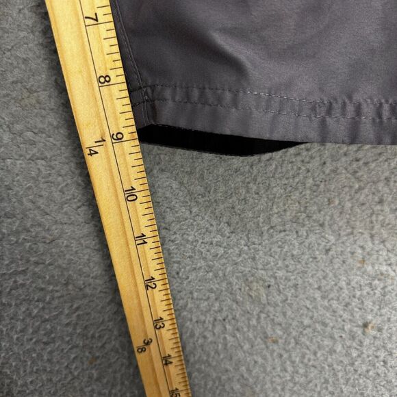 Nike Swim Trunks Mens Medium Gray Swoosh Logo Lined Board Shorts Beach‎ Resort - Picture 3 of 5